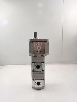 kwaliteit  NABCO Gear Pump GN340-GN222-GN215 with 13 Teeth Shalft Hydraulic Pump Cast Iron and Aluminum alloy materials Triple Pump for Concrete Machinery Supply fabriek