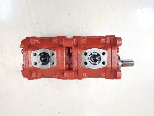 kwaliteit  NABCO Gear Pump for Concrete Machinery Pump NABCO-56+50-A1 Cast Iron and Aluminum alloy materials Triple Hydraulic Pump One year warranty Factory Supply fabriek