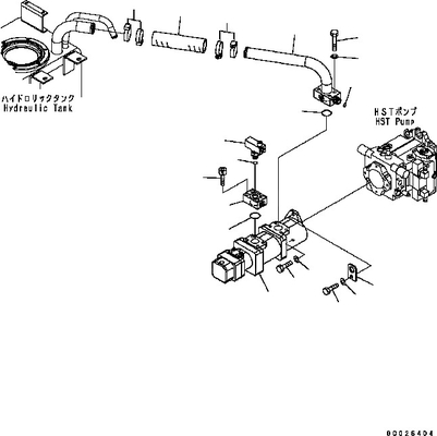 PUMP ASS'Y 705-56-26081 KOMATSU wielladers WA200 WA200PT