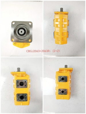 CBGJ2063+2063R-(2+2) Hoogdruk Hydraulische versnellingspomp voor laadmachine 100cc versnellingspomp