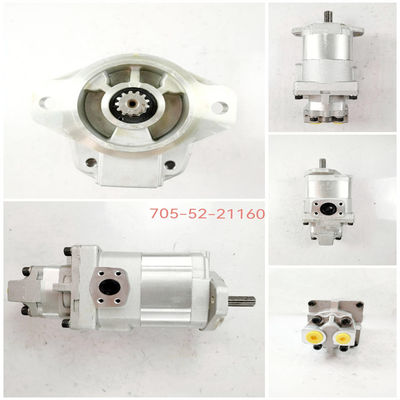 OEM Customizable High Pressure Hydraulic Gear Pump 705-52-21160 Fit Komatsu GD555/GD655/GD675 Grader  High Quality