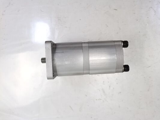 16.3+16.3-15T-L Hydraulische tandwielpomp Materiaal van ijzer- en aluminiumlegeringen Bereik voor bouwmachines Fabrieksvoorziening Hydraulische reserveonderdelen