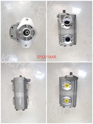 Hydraulic Gear Pump 2P33+18AR High Quality  Iron and Aluminum alloy materials  Range for Construction Machinery Factory Supply Hydraulic Spare Parts