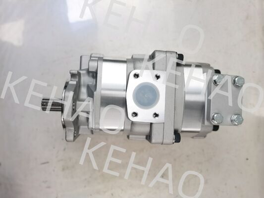 Zware machines Hydraulische Tandwielpomp 705-52-30A70 gemaakt van aluminiumlegering, ontworpen voor hydraulische aandrijving en vloeistofoverdracht in bouwmachines