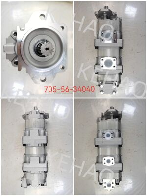 705-56-34040 Gear Pump SAR80+63+50 Hoogwaardige stuurinrichting en krachtoestel oliepomp Hydraulische onderdelen voor Komatsu-machines WA400-1/WA420-1