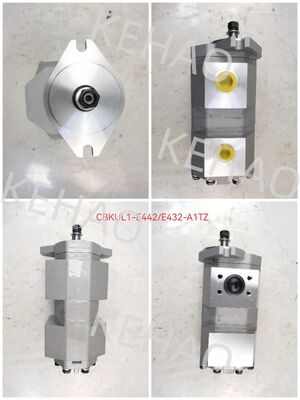 Tandwielpomp CBKUL1-E442+E432-A1TZ Hoge Kwaliteit Stuur- en Vermogenapparaat oliepomp Hydraulische Reserveonderdelen Gebruikt in Komatsu Machines