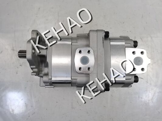 2 Stage Hydraulic Gear Pump 705-52-30220/SAR 80+56 GearPump Range for WA380-1 Komatsu Machinery Factory Supply Hydraulic Parts