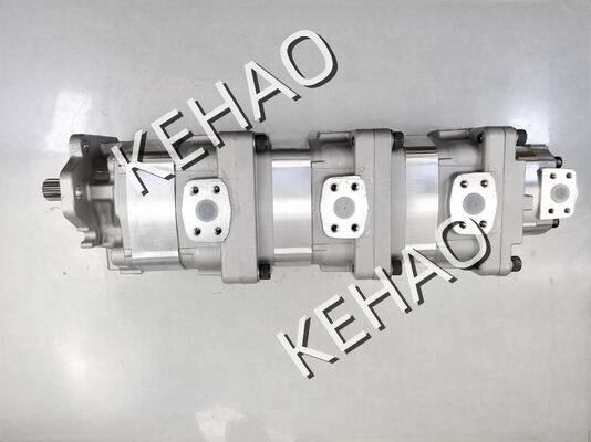 705-56-34100 Hydraulic Gear Pump SAR 80+63+50+12 High Quality One-Year Warranty Triple Pump Used in WA420-1C/542 Komatsu Equipment