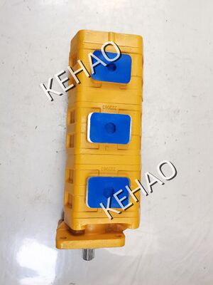 CBGJ2063+2063 Excavator Gear Pump Cast Iron Hydraulic Gear Pumps Middle and high pressure external meshing gear pump High Rate of Flow