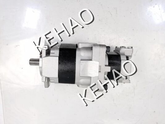 Komatsu Kawasaki Hydraulische tandwielpomp SAL1 SAL2 SAL3 tandwielpomp SAL3-80+(2)40 legeringsmateriaal Stuurinrichting Eén jaar garantie Tweefasige tandwielpomp OEM