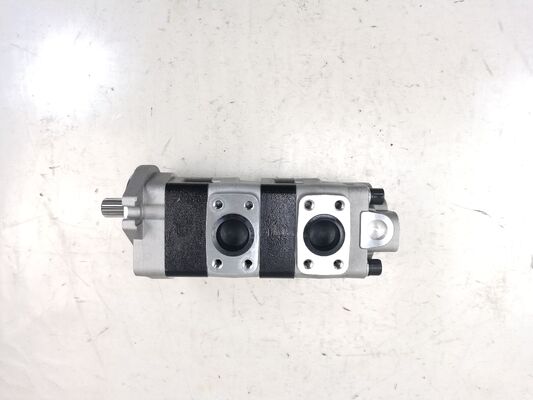 Kawasaki hydraulische tandwielpomp CBKSL-F27+F20+F9.5-AT12ΦL/STYB27+20+9.5L419-13T Ijzer Aluminium materialen Tandwielpomp met 150bar-250bar dubbele pomp