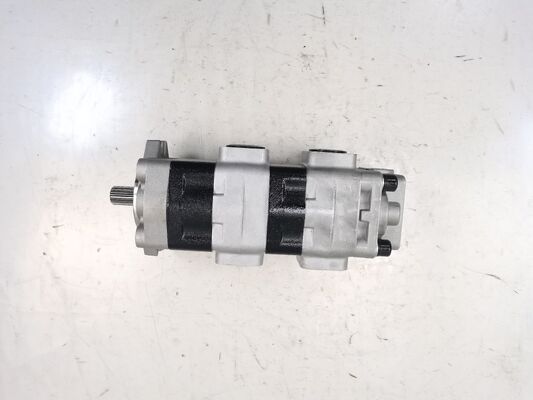 Kawasaki hydraulische tandwielpomp CBKSL-F27+F20+F9.5-AT12ΦL/STYB27+20+9.5L419-13T Ijzer Aluminium materialen Tandwielpomp met 150bar-250bar dubbele pomp