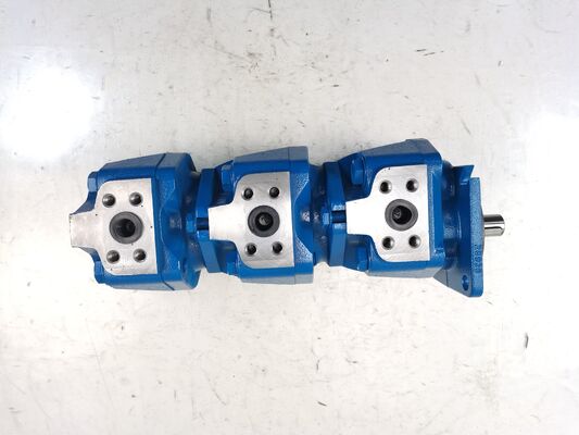 Voor Rexroth Hydraulische tandwielpomp GXPO-AOD10WRTB-10WRTB10AB6R met hoge stroom van gietijzer olie tandwielpomp 3-fase Voor de bouw zware apparatuur