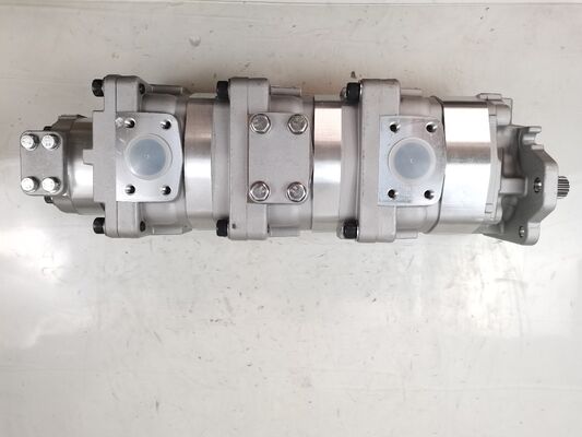 Fabrieksvoorziening Komatsu Gear Pump SAL3-71+32+32+(1)20 Oliepomp IJzer Aluminiumlegeringsmaterialenl 150bar-250bar Druk Vervanging 4-fase pomp