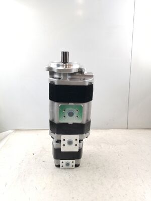 Kawasaki 90ZV-5 Hydraulische tandwielpomp 44083-61860/SDL30-71.4+50.4+（20） Gietijzeren hydraulische reserveonderdelen voor wielladeruitrusting