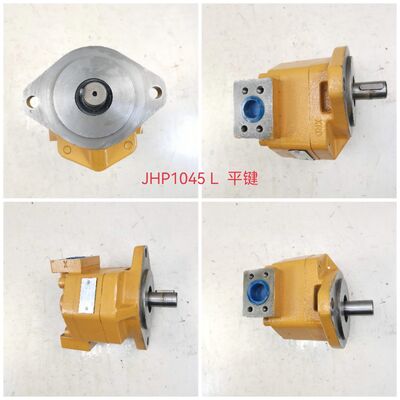Aanpasbare tandwielpomp Hydraulische oliepomp JHP1045 L Met platte sleutel Gegote ijzer aluminium legeringsmaterialen