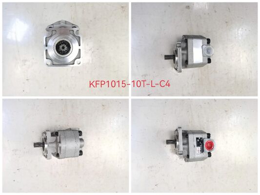 KFP Pomp Hydraulische Tandwielpomp KFP1015-10T-L-C4 Verplaatsing Gietijzer Aluminiumlegering Olie Tandwielpomp Voor Graafmachine Zwaar Materieel ISO9001 gecertificeerd