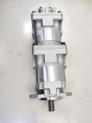 Hydraulische tandwielpomp Komatsu-pomp SAR3-90+90+(1)20 Hydraulische motor Gegooid ijzer Aluminiumlegering Oliepomp Zware machines Energiebron Hydraulische reserveonderdelen Certificering