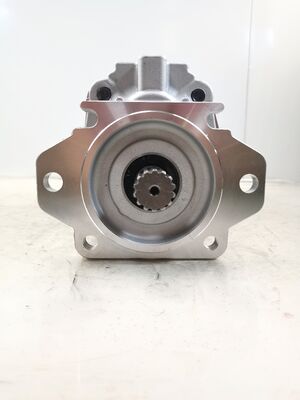 Hydraulische tandwielpomp Komatsu-pomp SAR3-90+90+(1)20 Hydraulische motor Gegooid ijzer Aluminiumlegering Oliepomp Zware machines Energiebron Hydraulische reserveonderdelen Certificering