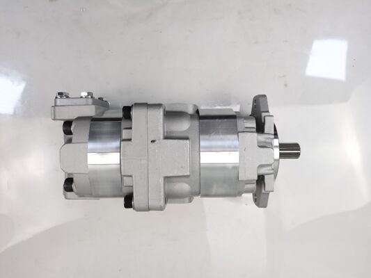 KEHAO Gear Pump Komatsu Cast Iron and Aluminum alloy Hydraulic Oil Pump for Wheel Loaders Machinery Repair Parts Model 80+63 R 14T OEM ODM Factory Supply