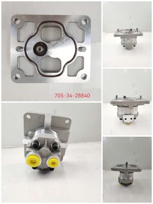 Wheel Loaders Hydraulische versnellingspomp 705-34-28840 Gegote ijzer- en aluminiumlegering Olie-overdrachtpomp gebruikt in Komatsu Machinery Repair Parts OEM ODM Eén jaar garantie